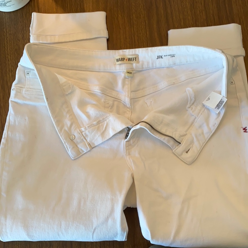 White capris